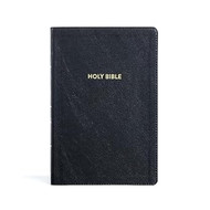 KJV Rainbow Study Bible Black LeatherTouch Indexed Black Letter