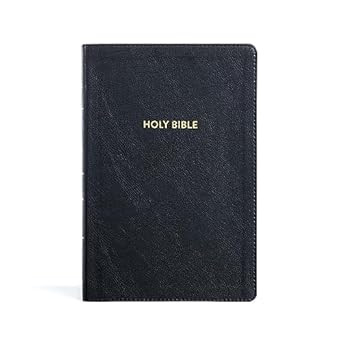 KJV Rainbow Study Bible Black LeatherTouch Indexed Black Letter