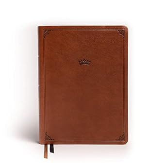NASB Tony Evans Study Bible Brown LeatherTouch Indexed Black