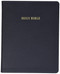 NKJV Aquila Wide Margin Reference Bible Black Calf Split