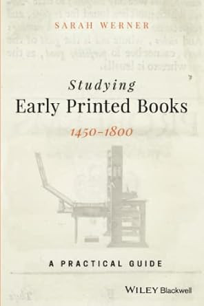 Studying Early Printed Books 1450-1800