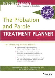 The Probation and Parole Treatment Planner with DSM 5 Updates