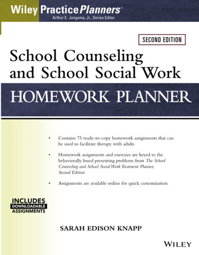 School Counseling and Social Work Homework Planner