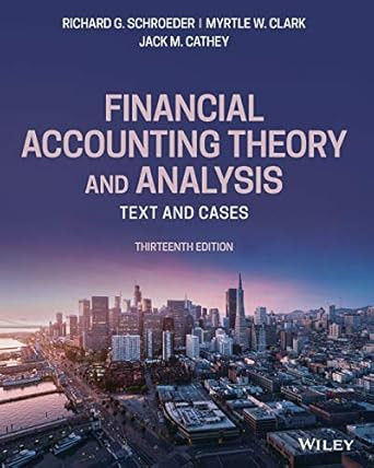 Financial Accounting Theory and Analysis
