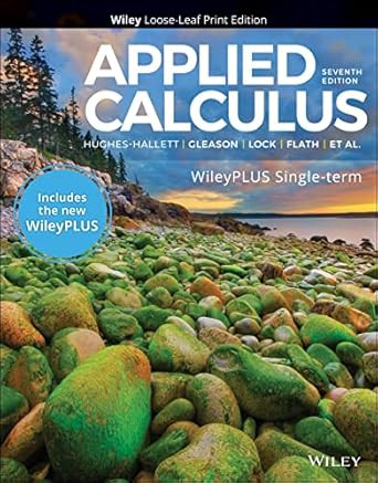 Applied Calculus 7e WileyPLUS Card and Loose-leaf Set