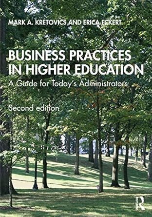 Business Practices in Higher Education