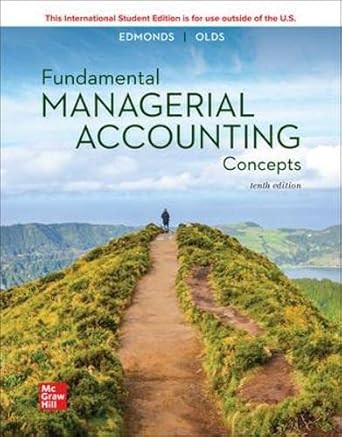 ISE Fundamental Managerial Accounting Concepts