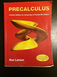 Precalculus Custom Edition for University of Florida 9th Edition