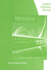 Student Solutions Manual for Stewart/Redlin/Watson's Precalculus