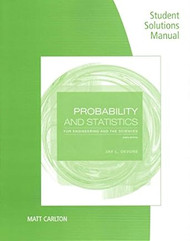 Student Solutions Manual for Devore's Probability and