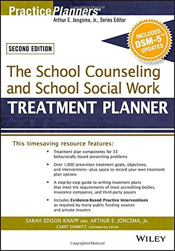 School Counseling And School Social Work Treatment Planner With Dsm-5 Updates