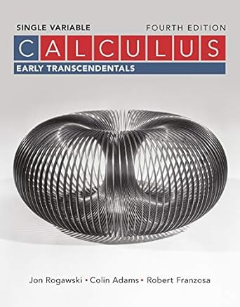 Calculus: Early Transcendentals Single Variable