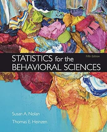 Statistics for the Behavioral Sciences