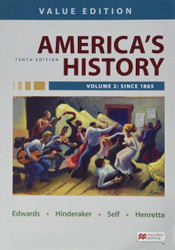 America's History Value Edition Volume 2: Value Edition