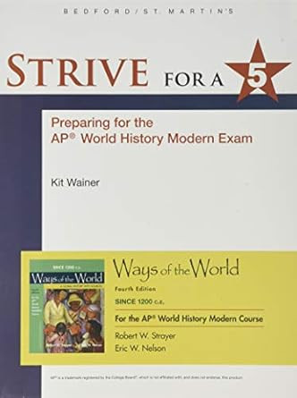 1200 Update Strive for a 5 for Ways of the World with