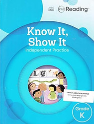 Know It Show It Grade K