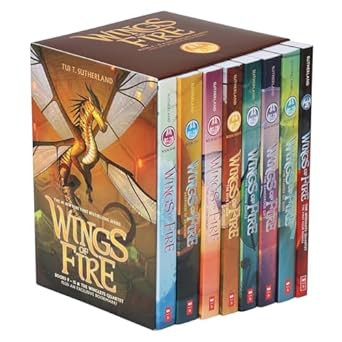 Wings of Fire Books 9-1 and The Winglets Quartet