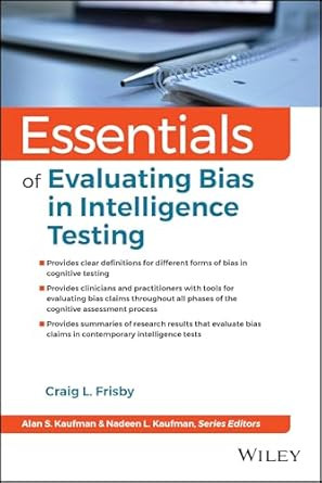 Essentials of Evaluating Bias in Intelligence Testing