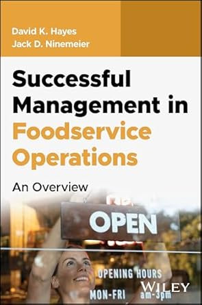 Successful Management in Foodservice Operations
