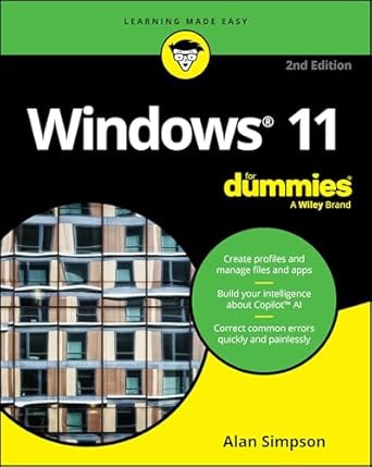 Windows 11 For Dummies 2nd Edition