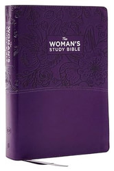 KJV The Woman's Study Bible Purple Leathersoft Red Letter
