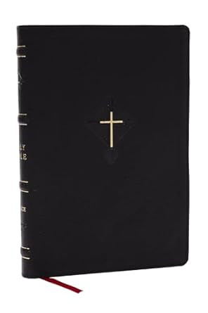 RSV2CE Thinline Large Print Catholic Bible Black Leathersoft