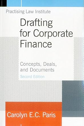 Drafting for Corporate Finance