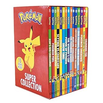 Pokemon Super Collection Series Books 1-15 Box Set