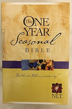One Year Seasonal Bible NLT slipcase set