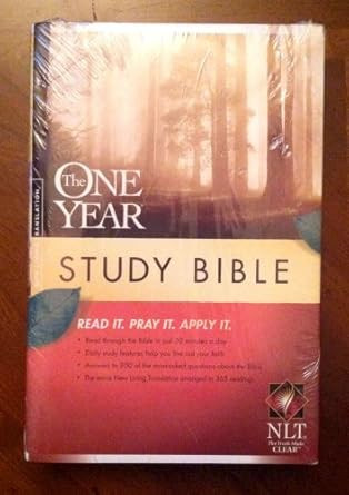 The One Year Study Bible NLT