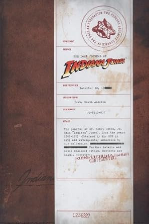 The Lost Journal of Indiana Jones