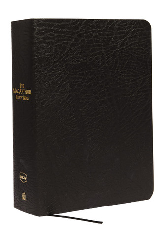 NKJV The MacArthur Study Bible Large Print Bonded Leather Black