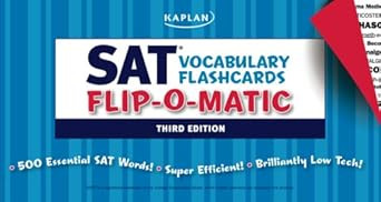 Kaplan SAT Vocabulary Flashcards Flip-O-Matic Kaplan SAT Vocabulary Flashcards Flip-O-Matic