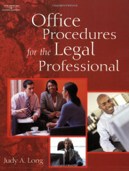 Office Procedures For The Legal Professional