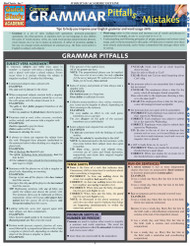 Common Grammar Pitfalls & Mistakes QuickStudy Laminated