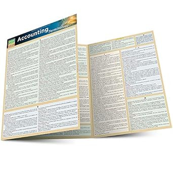 Accounting Terminology QuickStudy Laminated Reference Guide