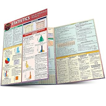 Statistics for Behavioral Sciences QuickStudy Laminated