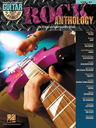 Rock Anthology Guitar Play-Along Volume 81 Book/Online Audio