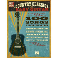 Country Classics - Easy Guitar Songbook with Notes and Tab | 100