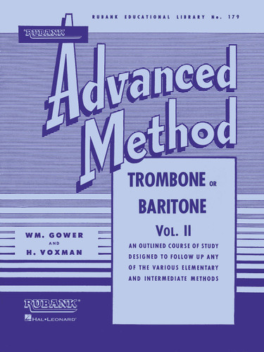 Rubank Advanced Method - Trombone or Baritone Vol. 2