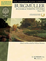 Johann Friedrich Burgmuller 18 Characteristic Studies Opus