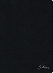 RVR 1960 Biblia de estudio Spurgeon negro piel genuina con ndice