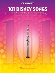 101 Disney Songs for Clarinet | Clarinet Solo Sheet Music Book |