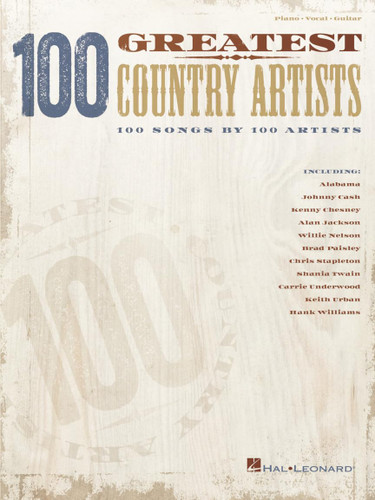 100 Greatest Country Artists Sheet Music | Piano Vocal Guitar