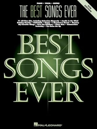 The Best Songs Ever 9th Edition Piano Vocal Guitar Songbook