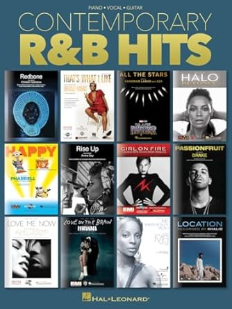 Contemporary R&B Hits Piano Vocal Guitar Songbook | 24 Modern