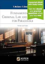 Fundamentals of Criminal Law and Procedure for Paralegals