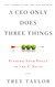 A CEO Only Does Three Things