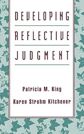Developing Reflective Judgment