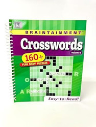 Braintainment Crosswords Spiral Puzzle Book